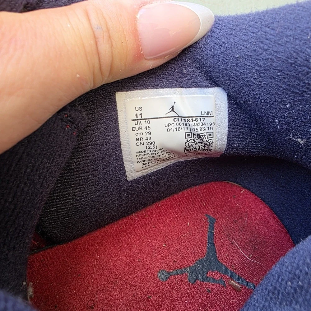 Nike Air Jordan 4 Retro SE FIBA size 11 CI1184-617 OG IV Independence Day Red - Picture 12 of 16